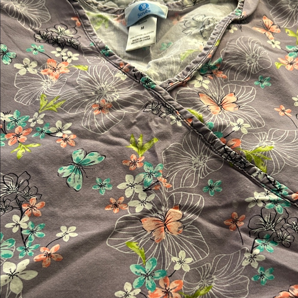 Floral V-Neck Top